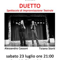 IMPROSHOW:DUETTO 23 LUGLIO PARCO VIA POZZUOLO (ZONA S.PIO)- LECCE 