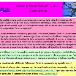Master in Bioarchitettura